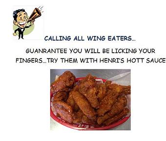 Product - Henri's Hotts Barbeque in Hammonton, NJ Barbecue Restaurants