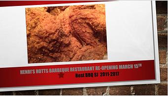 Product - Henri's Hotts Barbeque in Hammonton, NJ Barbecue Restaurants