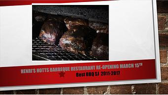 Product - Henri's Hotts Barbeque in Hammonton, NJ Barbecue Restaurants