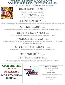 Product - Hideaway Restaurant in Everete Square - Middleboro, MA Pizza Restaurant