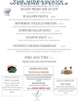 Product - Hideaway Restaurant in Everete Square - Middleboro, MA Pizza Restaurant