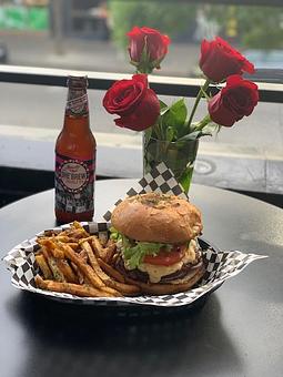 Product: The Bathory – Our thick and juicy house-made burger patty topped w/ our delicious melted cheddar cheese. We stack these inside a grilled pub bun w/ sweet red onion, fresh tomato, spring mix, pickles, and mayo. - Highline Bar in Capital Hill - Seattle, WA Bars & Grills