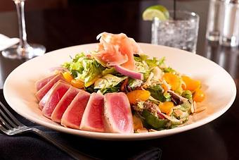 Product: Asian Salad with Seared Tuna - Hops n' Sprockets in Roanoke, VA American Restaurants