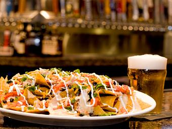 Product: Nachos & Beer - Hudson Grille- Midtown in Atlanta, GA American Restaurants