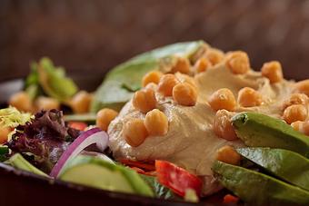 Product: Hummus Salad - Hummus Grill in University City (West Philadelphia) - Philadelphia, PA Mediterranean Restaurants