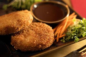 Product: Japanese Croquette - Potato and ground beef or Garlic potato - Hurry Curry of Tokyo - Los Angeles in Little Osaka, Sawtelle Blvd, West Los Angeles - Santa Monica, CA Japanese Restaurants