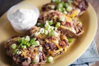 Product: Roadhouse skins - Hwy 61 Roadhouse & Kitchen in Saint Louis, MO Barbecue Restaurants