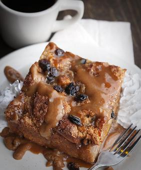 Product: Bread Pudding, ask about our current seasonal flavor - Hwy 61 Roadhouse & Kitchen in Saint Louis, MO Barbecue Restaurants