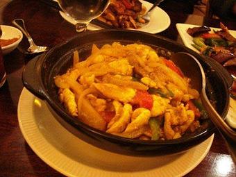 Product: Hot and spicy Lemon grass chicken - Indochine in Mid-Town - Palo Alto, CA Thai Restaurants