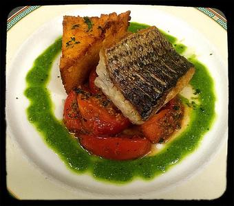 Product: Rockfish with Fried Polenta - Ireland's Four Provinces in Falls Church - Falls Church, VA American Restaurants