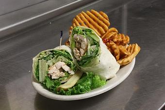 Product: Chicken Caesar Wrap - Jimmy's Food & Drink in Downtown Vadnais Heights - Vadnais Heights, MN American Restaurants