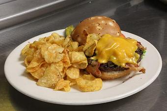 Product: Jimmy Burger - Jimmy's Food & Drink in Downtown Vadnais Heights - Vadnais Heights, MN American Restaurants