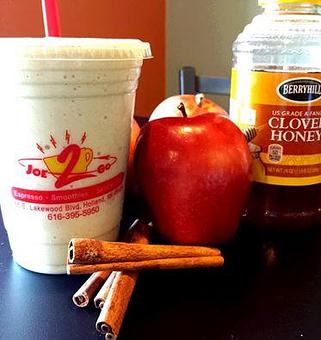 Product: Apple Pie Protein Shake - Joe 2 Go Cafe in Holland, MI Cafe Restaurants