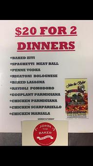 Product - John The Baker Pizzeria and Restaurant in Stamford, CT Pizza Restaurant