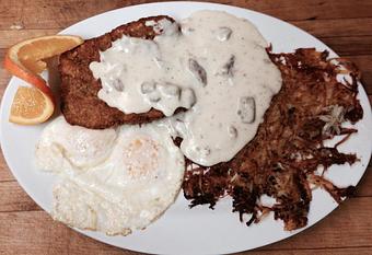 Product: Our gravy is a dreamy compliment to this all time favorite. We do things your way, these are the crispy hash browns so many people request. - Johnny's Bar & Grill in Hollister, CA American Restaurants