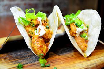 Product: Chicken Taco - Judge Roy Bean Public House in New York, NY Bars & Grills