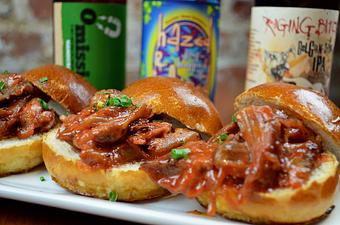 Product: Pork Sliders - Judge Roy Bean Public House in New York, NY Bars & Grills