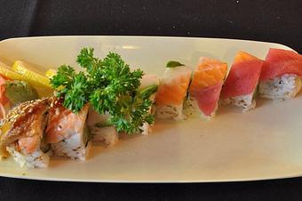 Product: Rainbow Roll - Kabuki Sushi Bar & Restaurant in Centerville - Centerville, OH Sushi Restaurants