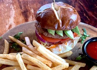 Product: Beyond Burger - Kafé Neo Mill Creek in Mill Creek Town Center - Mill Creek, WA Greek Restaurants Product: Beyond Burger - Kafé Neo Mill Creek in Mill Creek Town Center - Mill Creek, WA Greek Restaurants