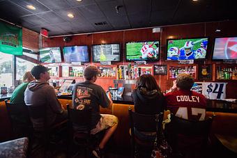 Product: Watch your favorite team on our 31 HDTVs. - Kalypso's Sports Tavern in Lake Anne - Reston, VA American Restaurants