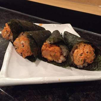 Product: Spicy Tuna Hand Roll - Kaneyama Japanese Restaurant & Sushi Bar in Houston, TX Japanese Restaurants