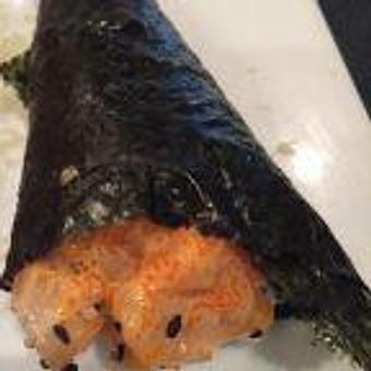 Product: chopped scallop hand roll - Kaneyama Japanese Restaurant & Sushi Bar in Houston, TX Japanese Restaurants