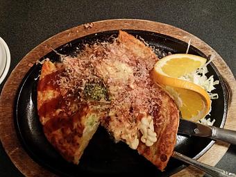 Product: okonomiyaki, pancake - Kaneyama Japanese Restaurant & Sushi Bar in Houston, TX Japanese Restaurants