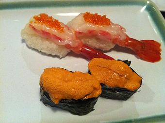 Product: Ebi and uni sushi - Kaneyama Japanese Restaurant & Sushi Bar in Houston, TX Japanese Restaurants