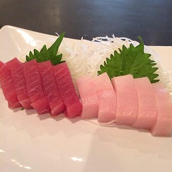 Product: Tuna and yellow tail belly sashimi - Kaneyama Japanese Restaurant & Sushi Bar in Houston, TX Japanese Restaurants