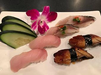 Product: Hamachi, unagi & saba sushi - Kaneyama Japanese Restaurant & Sushi Bar in Houston, TX Japanese Restaurants