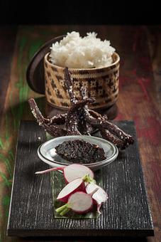 Product: Sesame Beef Jerky - Khe Yo in TriBeCa - New York, NY Thai Restaurants