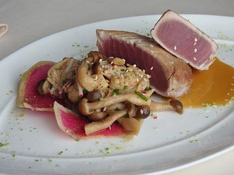 Product: Gulfstream Rare Yellowfin Tuna - Kimball's Kitchen in Duck, NC American Restaurants