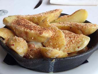 Product: Fingerling Potato Gratin - Kimball's Kitchen in Duck, NC American Restaurants