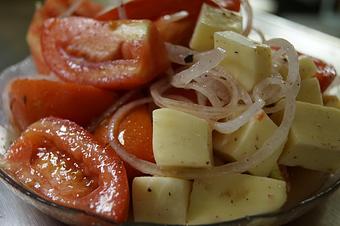 Product: Tomato, Onion and Mozzarella Salad - Kinchley's Tavern in Ramsey, NJ - Ramsey, NJ Pizza Restaurant