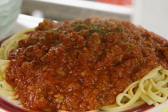 Product: Meat Sauce with Linguini Entree - Kinchley's Tavern in Ramsey, NJ - Ramsey, NJ Pizza Restaurant
