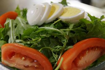 Product: Arugula Salad with Warm Bacon Dressing - Kinchley's Tavern in Ramsey, NJ - Ramsey, NJ Pizza Restaurant