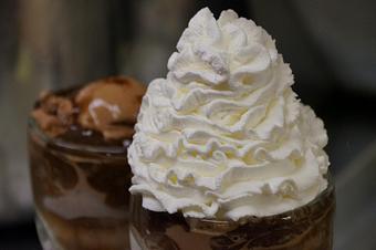 Product: Hot Fudge Ice Cream Sundae with Chocolate Ice Cream - Kinchley's Tavern in Ramsey, NJ - Ramsey, NJ Pizza Restaurant