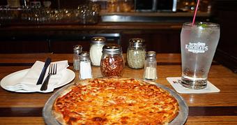 Product: Small Bar Pie (Dine In Only) - Kinchley's Tavern in Ramsey, NJ - Ramsey, NJ Pizza Restaurant