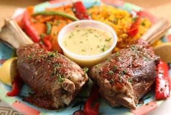 Product: Papa's Lamb Shank - King Gyros in Columbus, OH Caterers Food Services