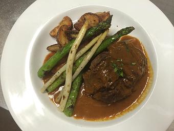 Product: Short Rib, asparagus & potatoes. - Kupros Craft House in Midtown - Sacramento, CA American Restaurants