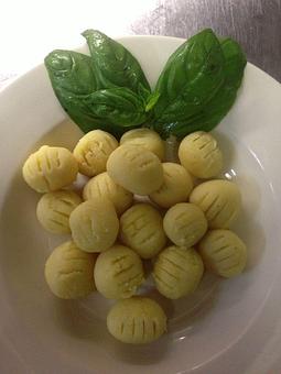 Product: Gluten free gnocchi: dairy free made with roasted potato and polenta - L'orcio in New Haven, CT Italian Restaurants