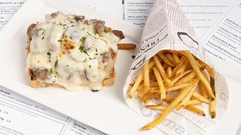 Product: Sandwich: Boeuf Fromage - La Baguette Bistro in Oklahoma City, OK Bakeries