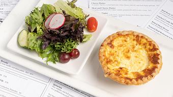 Product: Quiche: Classic Quiche Loraine - La Baguette Bistro in Oklahoma City, OK Bakeries