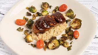 Product: Entree: Baked Duck Breast - La Baguette Bistro in Oklahoma City, OK Bakeries