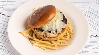 Product: Burger: Chicago Envy - La Baguette Bistro in Oklahoma City, OK Bakeries
