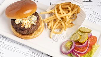 Product: Burger: Corsican - La Baguette Bistro in Oklahoma City, OK Bakeries