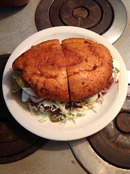 Product: Pambaso torta  - La Calaca Comelona in Portland, OR Mexican Restaurants