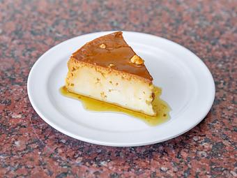 Product: A sweet type of custard made with our secret mix of Milk, Vanilla, Eggs then drizzled with Syrup - La Lupita Tacos Mexicanos in Olneyville - Providence, RI Mexican Restaurants