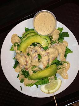 Product: Louisiana Boiled Shrimp & Avocado Remoulade Salad - Lakeview Brew Coffee Cafe in New Orleans, LA American Restaurants