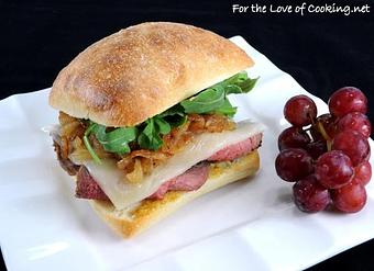 Product: Roast Beef & Havarti on Ciabatta Baquette - Lakeview Brew Coffee Cafe in New Orleans, LA American Restaurants